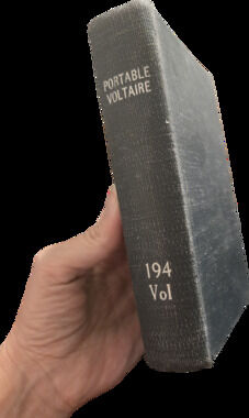 The Portable Voltaire Ben Ray Redman 1949 Hardcover Book Vintage Military Ex-Lib